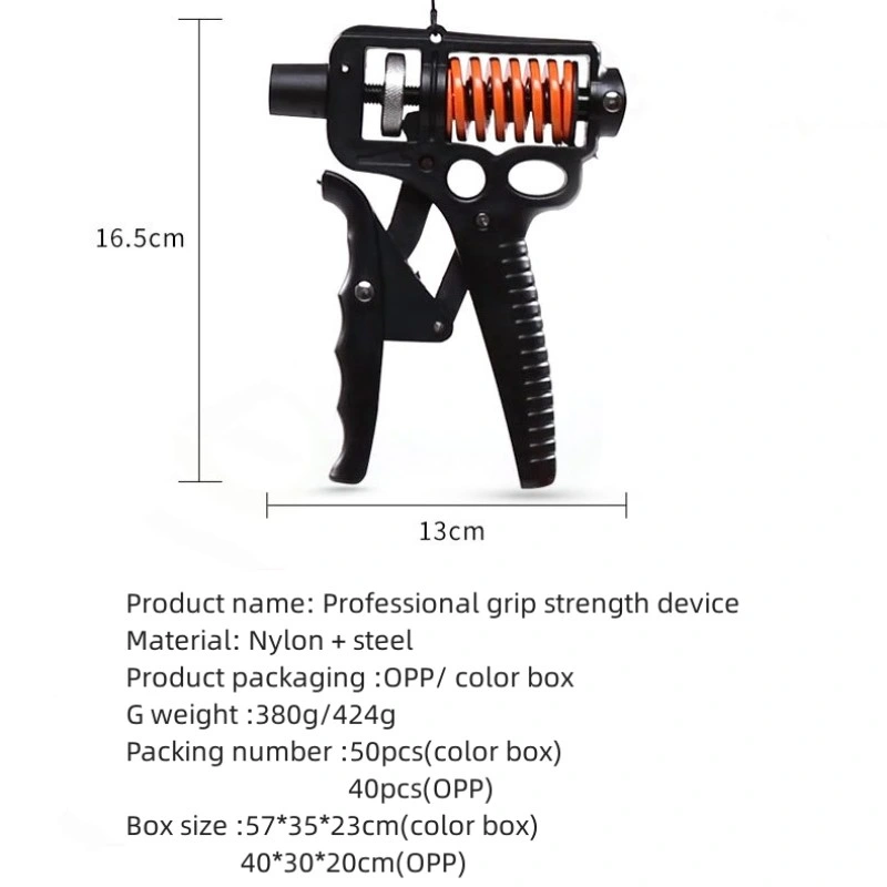 5-165kg Hand Grip Device Force Trainer Professional Grade Adjustable Finger Large Strength