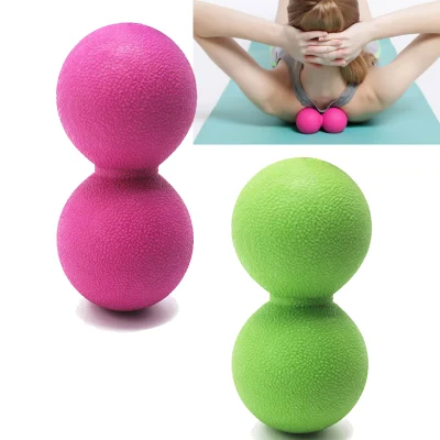 Bola de massagem de amendoim para treinamento de ioga e fitness Bola de lacrosse