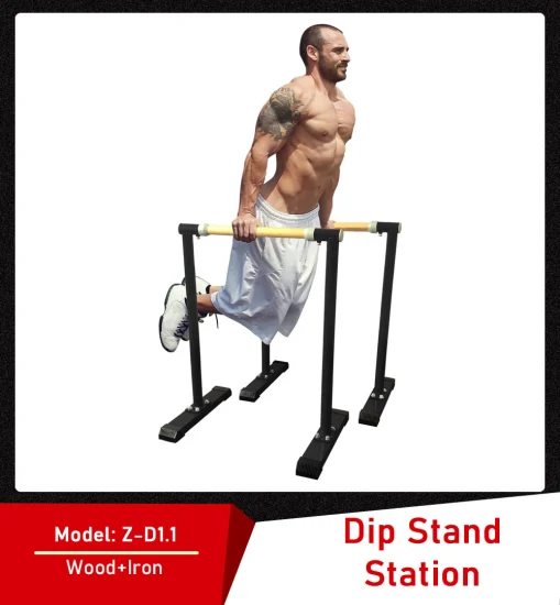 Suporte de estação DIP para barras push up - perfeito para equipamentos de ginástica em casa e na garagem - ginástica, calistenia, treinamento de força Barras paralelas para homens e mulheres