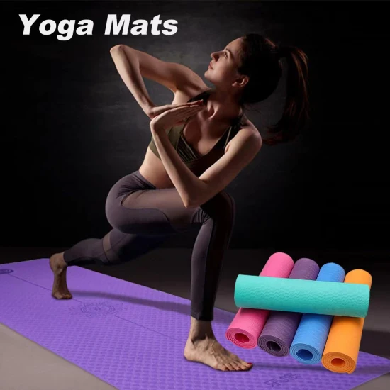 Tapete de ioga extra grosso antiderrapante de 10 mm para exercícios e fitness extremamente confortável para todas as práticas de yoga ao ar livre Pilates no chão