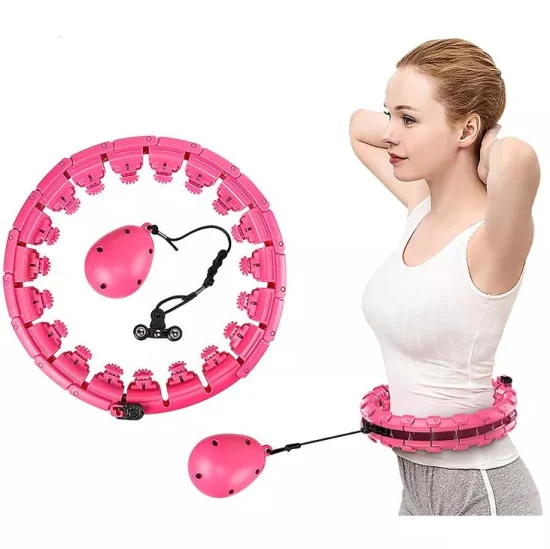 Hooping de fitness Hula Hoop ponderado inteligente para perda de peso de adultos que com contador inteligente ótimo para adultos e iniciantes