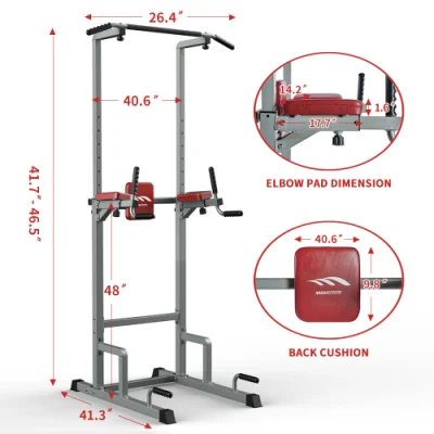 Fornecimento de fábrica com barra pull-up de alta qualidade DIP Stand Push-UPS